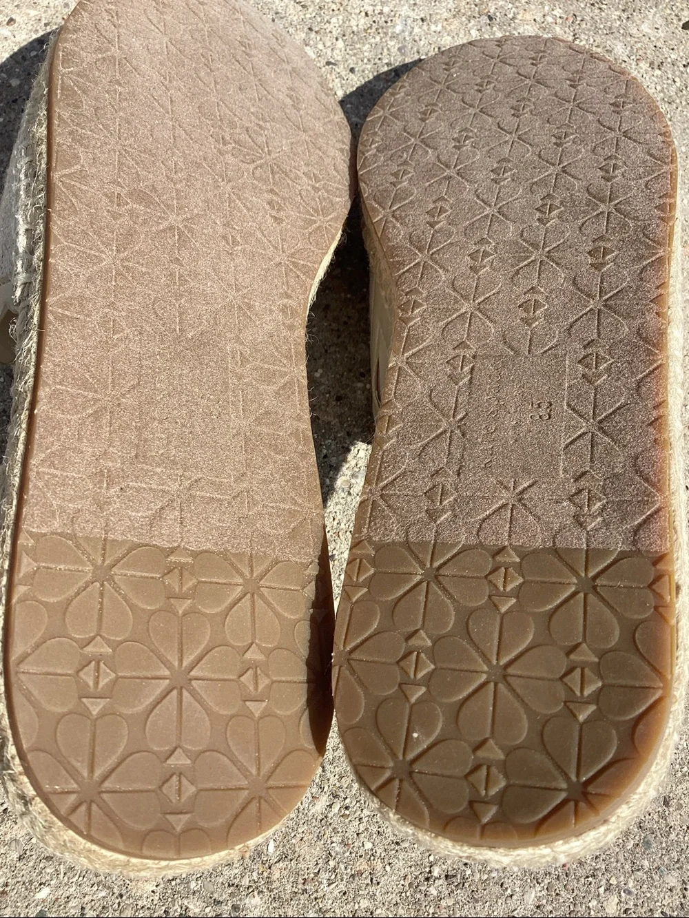 Kate Spade Rosie pineapple espadrille flats